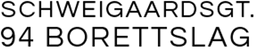 Logo, SCHWEIGAARDSGATE 94 BORETTSLAG
